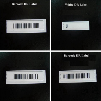 White Woven Clothing Sew EAS Hard Tag , 58KHz AM Label Roll