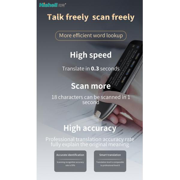 HIFI ABS Portable Instant Translator , Handheld Real Time Translator Device