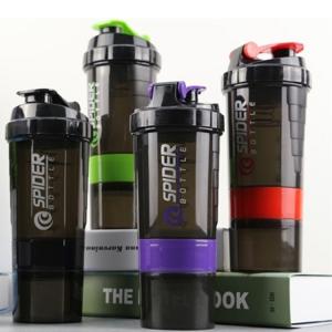 China Free BPA 600ml Plastic Protein Shaker Bottle Fitness Workout Tools on sale