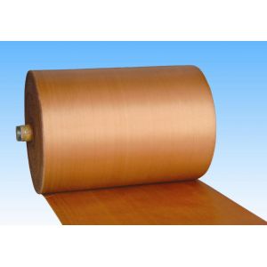 High Adhesion Escalator Handrail Fabric Brown Color Polyester / Nylon Material