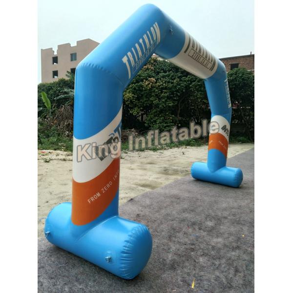 Inflatable Airtight Advertising Arch , Custom Inflatable Arch With PVC Tarpauline Material
