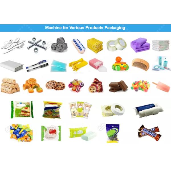 220V Horizontal Fruit and Vegetable Packing Machine High Sensitivity Sensor