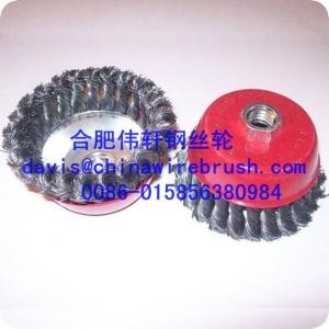 Quality Twist Knotted Wire Cup Brushes for sale
