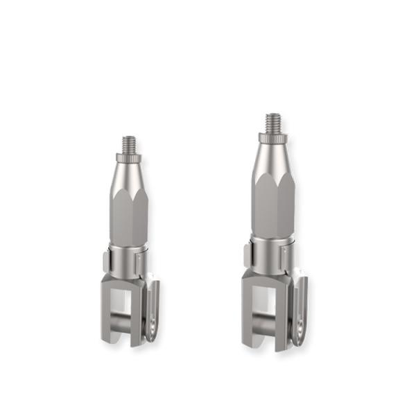 7x7 or 7x19 Wire Cable Grippers with Nickel Plated Finish