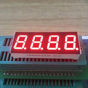 Quality 0.4 Inch Multi Color 7 Segment Display Common Cathode Temperature Indicator Applied for sale