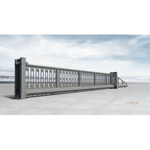 China Electric Cantilever Metal Automatic Sliding Gates For Outside Stadium on sale