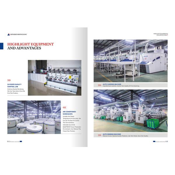 Mingren Dongfang Spun Polyester Sewing Thread High Tenacity Oeko Tex Standard