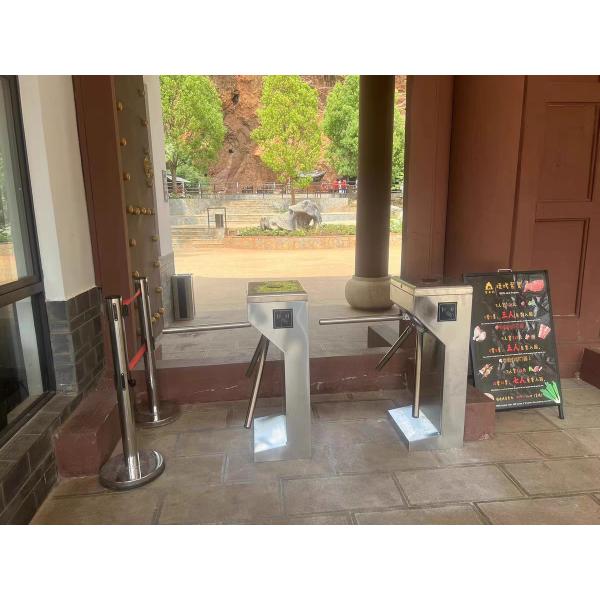 304 Stainless Steel Material Of Tripod Barrier Turnstile Gate Indoor And Outdoor For Toilet Gyms