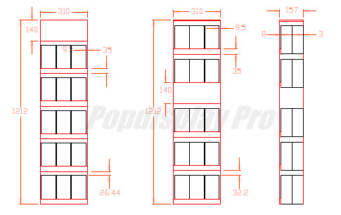 Promotional Large Arched Display Standee Eye Catching For Minions Toys