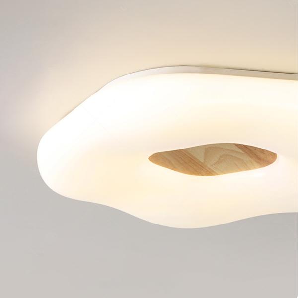 Modern Ceiling Lamp LED 24W 36W Flower Shape Ceiling Lights For Bedroom Living Dining Room wooden ceiling lamp(WH-WA-56)