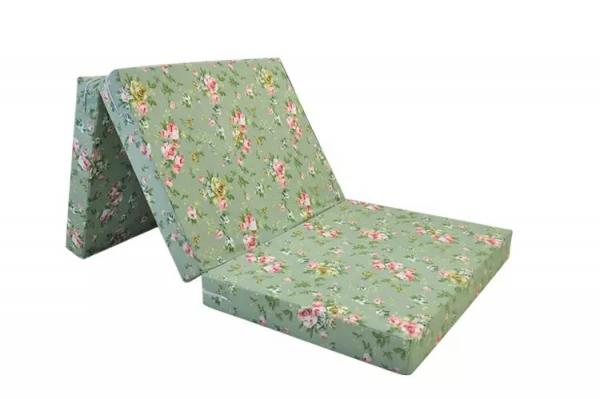 Buy Outdoor / Indoor Memory Foam Sofa Bed Colorful Print Waterproof Twin Size 100 Cotton Cover at wholesale prices