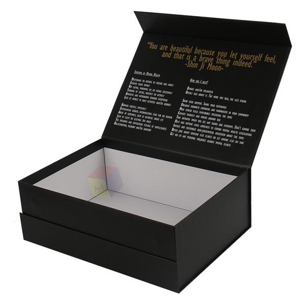 Personalized Custom Black Magnetic Closure Paper Shoe Boxes With Logo Packaging Hard Cardboard
