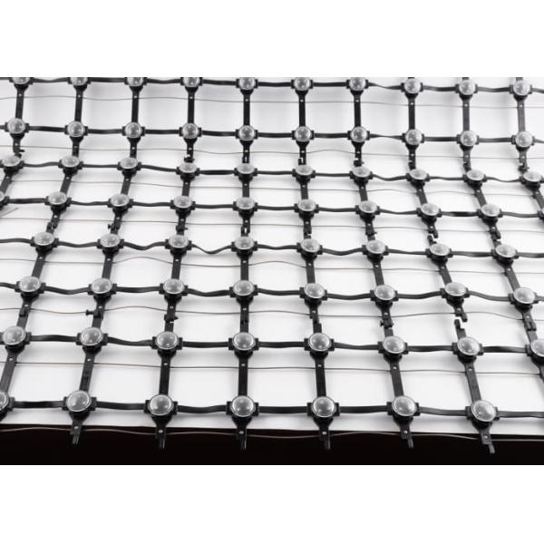 Ip67 Waterproof Outdoor Flexible Scrolling LED Mesh Display Transparent Grid Screen Mesh P125 For Advertisement