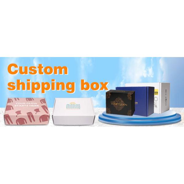 Kraft Garment Corrugated Cardboard Shipping Box For Clothes Express Collapsible