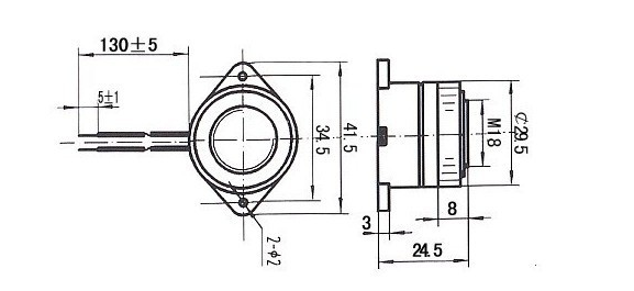 Piezoelectric Active 12v 24v Alarm Buzzer Sound Pressure Level SPL Type
