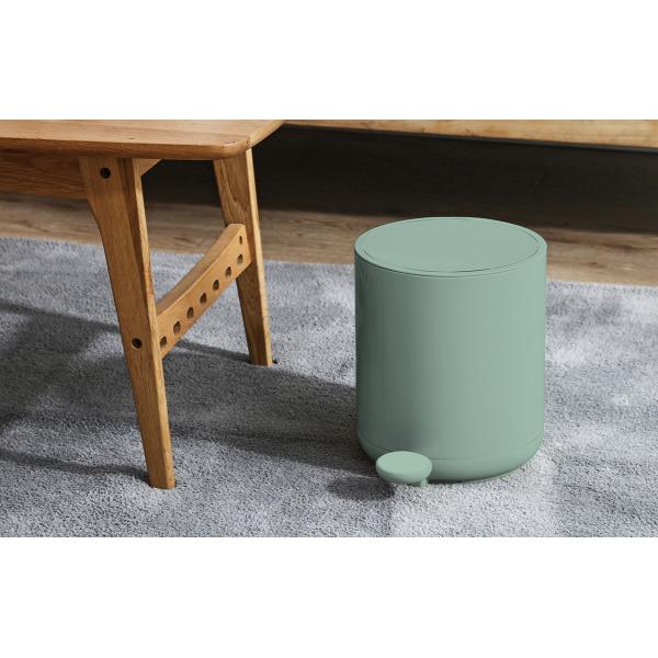 Stylish Modern Living Room Organizer Step On Garbage Can With Soft Close