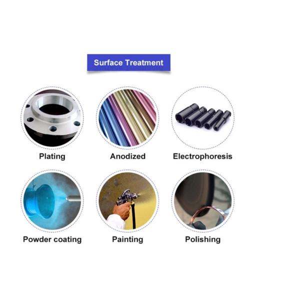 Led Flashlight CNC Precision Turned Components , Anodized Aluminum Parts Torch Shell