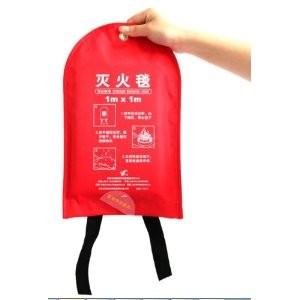 Quality Heat Resistant Fiberglass Fire Blanket Soft PVC Package Fire Retardant Blanket for sale