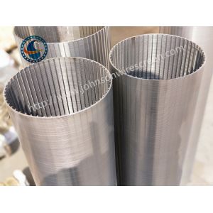 Quality Pure Round Wedge Wire Screen Filter , Wrap Wire Screen Outside Scraper Type for sale