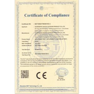GUANGZHOU SAYOK LTD Certifications
