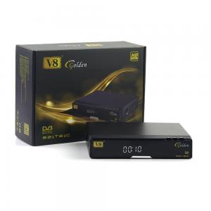 China DLNA V8Gloden HD freesat set top box internet sharing biss patch support receiver on sale