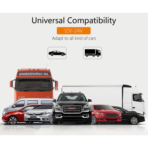 BLE 5.0 Hands Free Car Kit Fm Transmitter 5V 3.4A Wireless Handsfree Car Kit