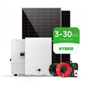 China Hybrid All In One Solar Panel System Complete Kit 5KVA 3000W 4000W 5000W on sale