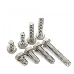 Quality M50x150 Inconel 718 Material High Temperature Alloy GH 4169 Stainless Steel Fasteners Full Thread Hex Bolt for sale