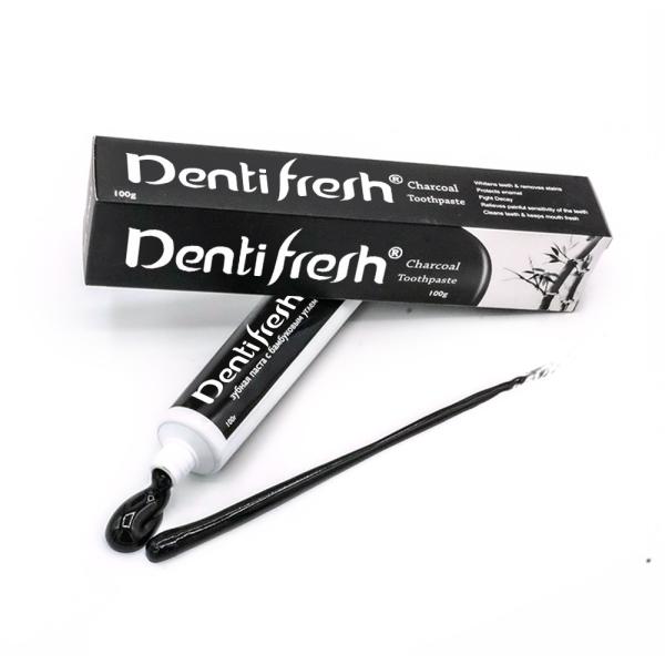 COOL ATE Toothpaste - Whitens Teeth and Freshens Breath with Bamboo Charcoal 100g Cleaning Formula for Oral Health