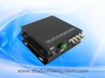 4 AHD video 1 RS485 1 ethernet to fiber converter for CCTV surveillance system