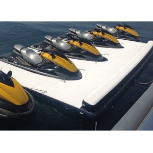 Quality Floating Inflatable Yacht Slides Boat Extension Dock With 3 Years Warranty for sale