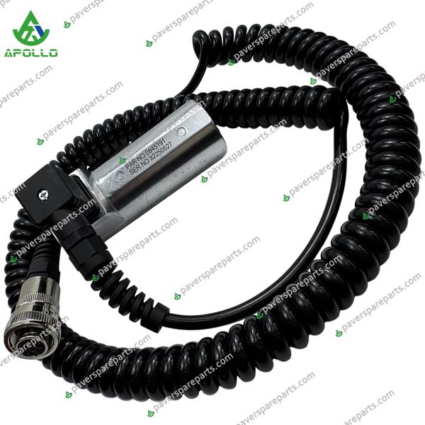 Impact Resistant Vogele Paver Parts Apollo Leveling Sensor TYP11 With Cable Assembly ABG RM 80845258