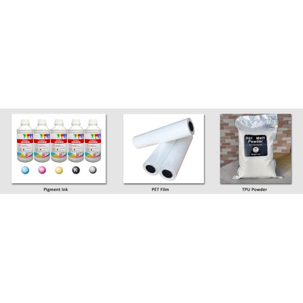 30cm Mini DTF Printer 1pc Epson XP600 Heads Desktop A3 DTF Printer