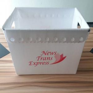 Quality 4.5mm 5.5mm Corrugated Plastic Packing Box Fish PP Corrugated Bin for sale