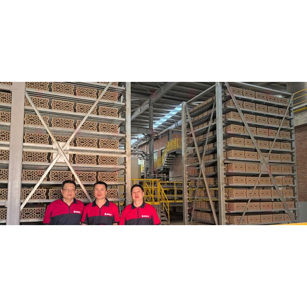Brictec Double-Stack Firing Process with PLC Control Fully Automatic in Zhejiang Lvzhan Project