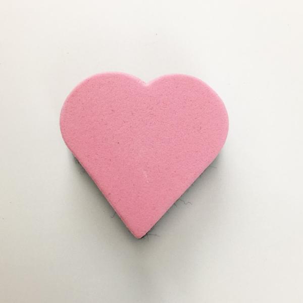 EVA Whiteboard Accessories Heart Shape Magnetic Whiteboard Eraser