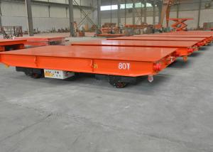Quality Steel Motorized Transfer Cart For Factory / Warehouse Cargo Transportation for sale