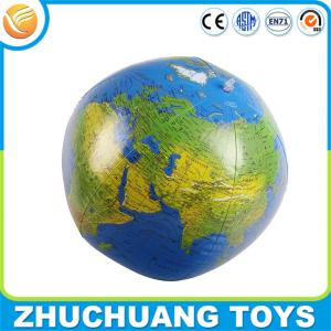 Quality inflatable softball earth globe world map beach ball for sale