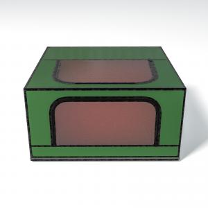 Quality Green Laser Enclosure Box Eye Protection Cover Portable Laser Cutting Enclosure Box for sale