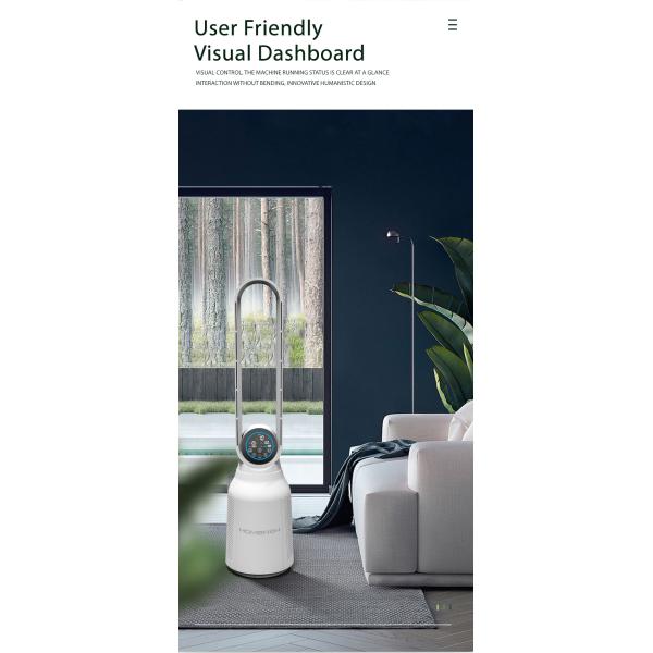 Homefish OEM 2 In 1 Air Purifier Bladeless Fan 27*111cm