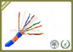 SFTP 23AWG 4Pairs 8 Conductors Indoor CAT6 Network Lan Cable with Bare Copper