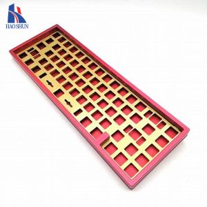Quality OEM Custom For CNC Processing Mechanical Metal Anodized Aluminium 6061 6063Keyboard Case for sale