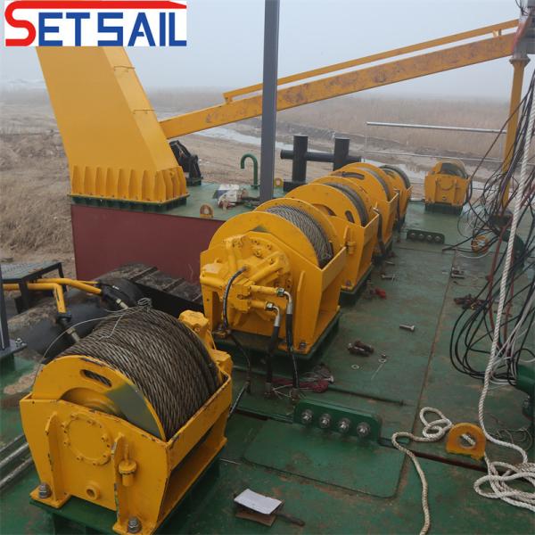 Diesel Power Type Cutter Suction Hydrocyclone Set Sail Hydraulic Dredger