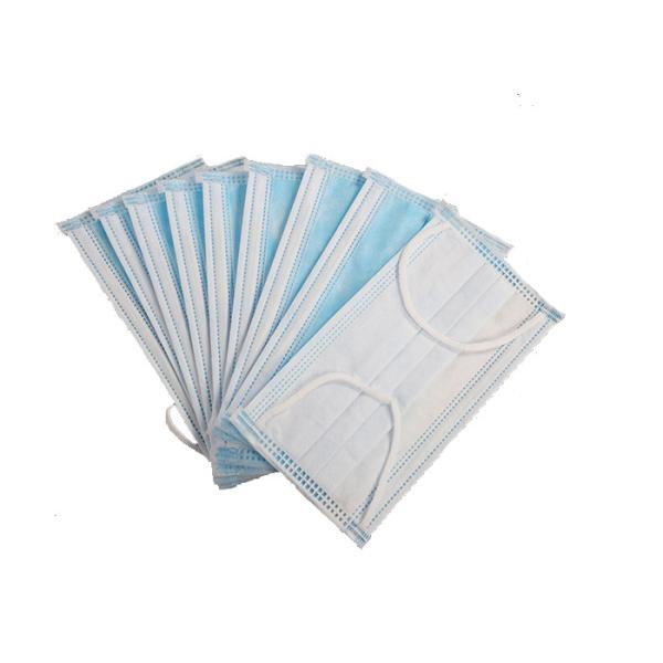 Lightweight Non Woven Face Mask Hypoallergenic Dental Masks Three Layer