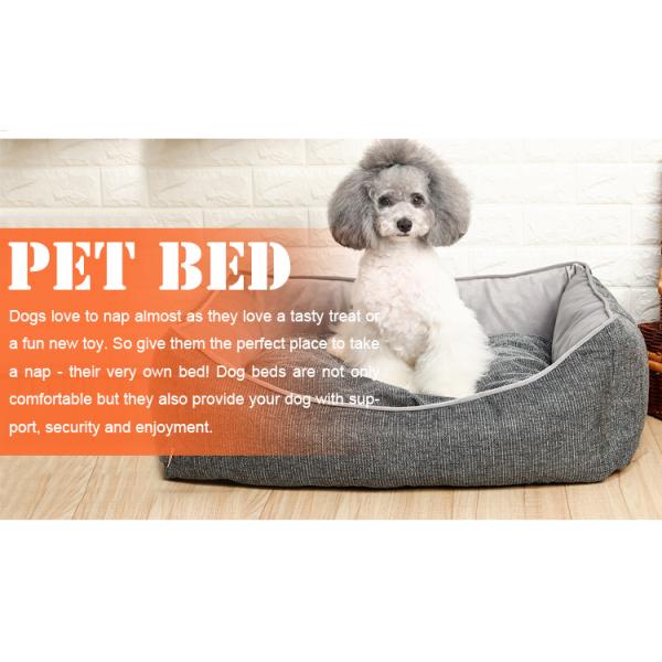 4.8kg Cooling Memory Foam Dog Bed 44in Machine Washable Pet Bed