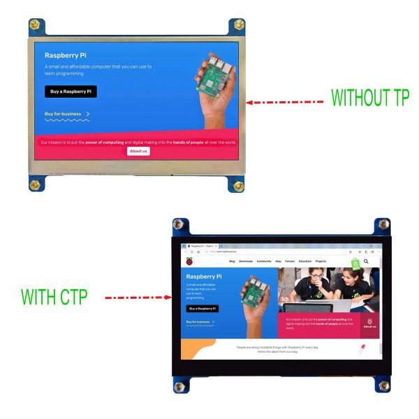 4.3 Inch TFT Display Module With PCBA, 800X480 Resolution, HDMI Interface 400c/D