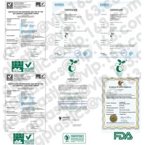 YANTAI BAGEASE SLIDER ZIPPER POUCH BAGS CO.,LTD. Certifications