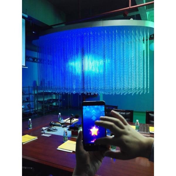 P100mm Portable Flexible Led Mesh Video Curtain Net Screen
