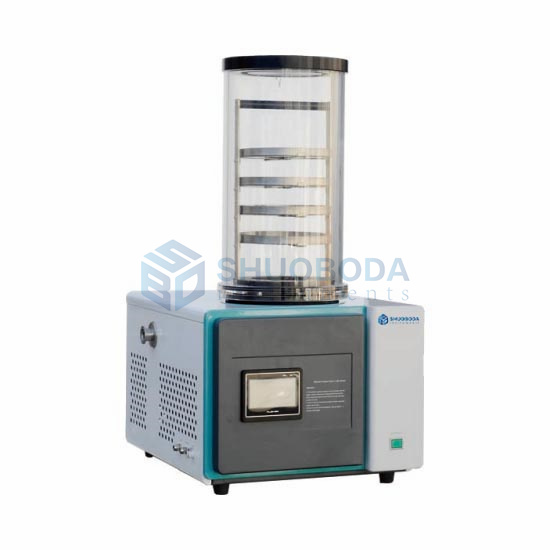 Programmed Control Lab Vacuum Freeze Dryer For Sealing Vials Material