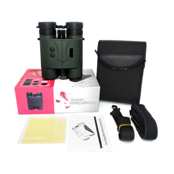 Handheld Military Grade Bow Hunting Laser Rangefinder 8x42 10x42 Long Range